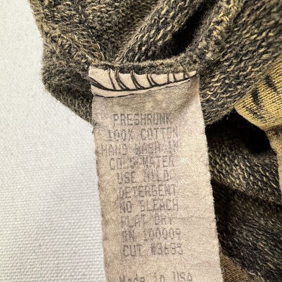 Vtg Focus 90s Dress & Vest Set Womens Small Brown 100% Cotton Lagenlook Hippie - Picture 11 of 16